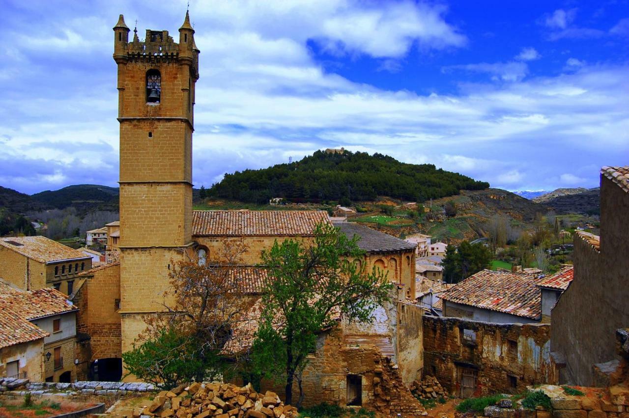 La Posada Del Arba El Frago Exteriör bild